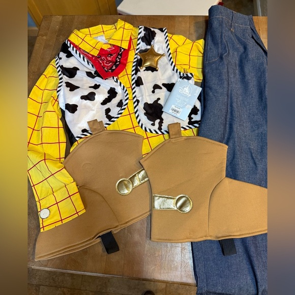Disney Pixar Toy Story Woody Halloween Cowboy Costume Youth 10-12 BRAND NEW